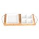 Bamboo tray with 2 plates REFLECTS-GETXO