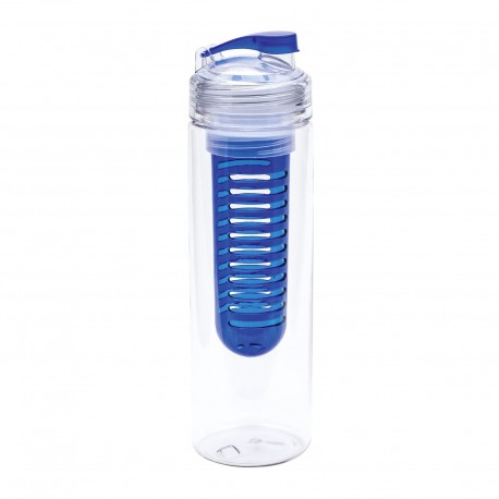 Bottle with fruit infuser REFLECTS-JOLIETTA BLUE
