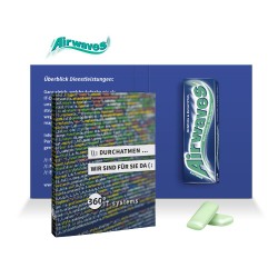 Personalizowana karta z gumami Wrigley's Airwaves / Personalized Folded Card with Wrigley's Airwaves