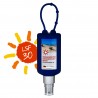 Środek przeciwsłoneczny w sprayu przeźr. SPF 30, 50 ml Bumper (niebieski), Etykieta