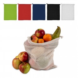 Bawełniana torba wielokrotnego użytku na żywność OEKO-TEX® 25x30cm