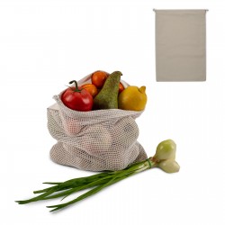Bawełniana torba wielokrotnego użytku na żywność OEKO-TEX® 30x40cm