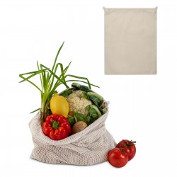 Bawełniana torba wielokrotnego użytku na żywność OEKO-TEX® 40x45cm