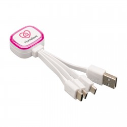 Multi USB charging cable REFLECTS-COLLECTION 500