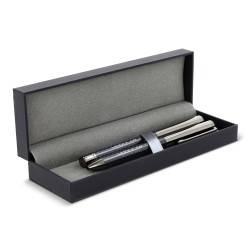 Zestaw metalowy długopis i pióro kulkowe w pudełku upominkowym