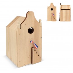 Drewniany domek dla ptaków FSC