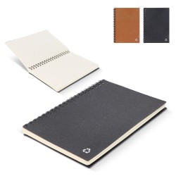Notatnik z recyklingowanej skóry Notebook gerecycled leer Midi