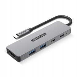 Adapter Sitecom CN-5502 5 in 1 USB-C Power Delivery Multiport Adapter